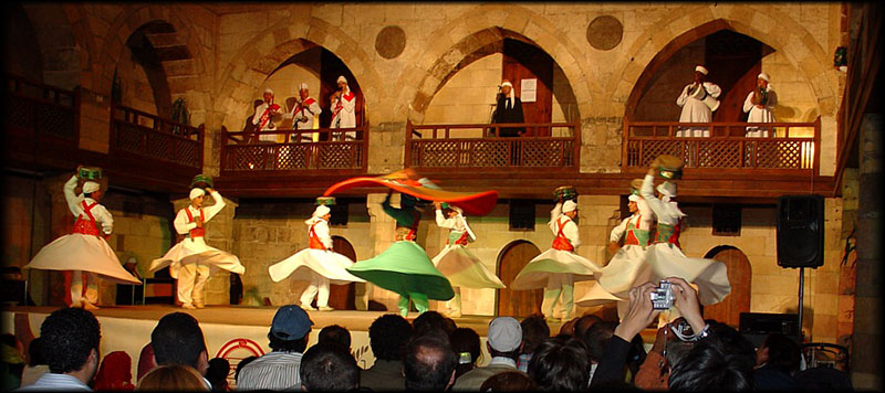 Tour to Al Tanoura Egyptian Heritage Dance Show at Wekalet El Ghoury